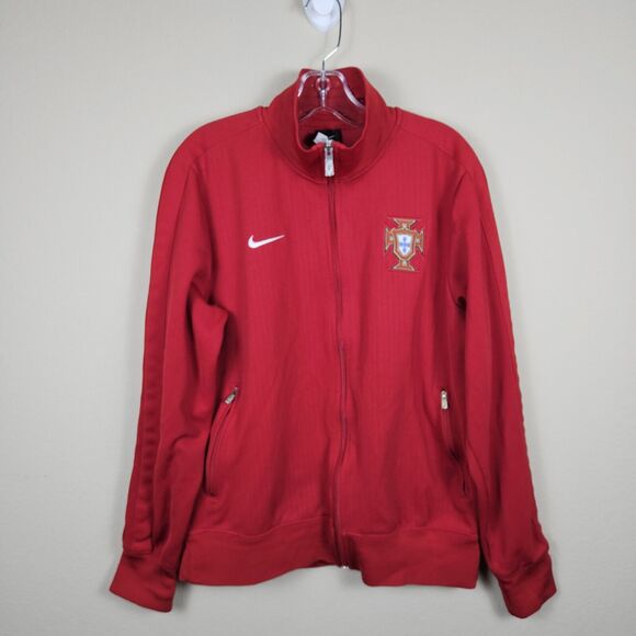 Y2K NIKE Portugal National Football Team Training Jacket SZ Large 447897 Soccer